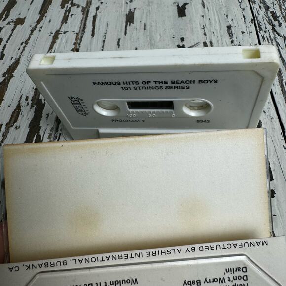101 Strings Orchestra The Beach Boys 1976 Alshire Cassette Tape Vintage Rock Pop - Picture 6 of 9